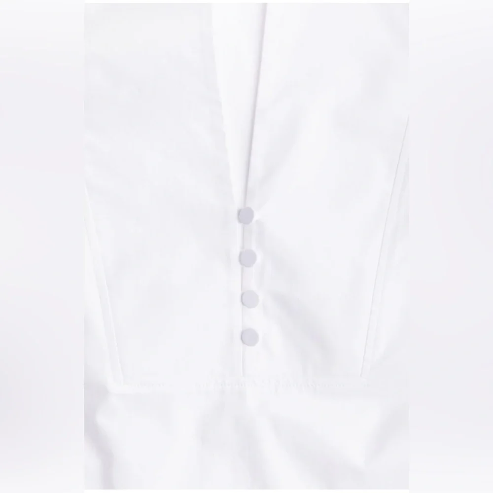 H&M A/W 2024 Loose Fit Tuxedo Shirt. XL - Picture 3 of 8